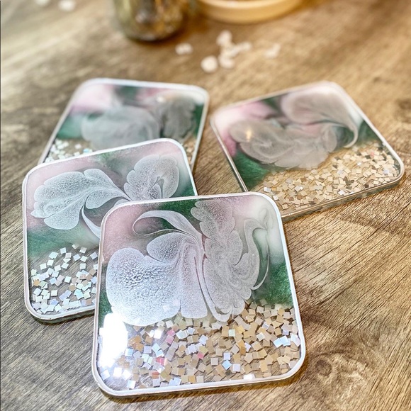 Resin Coasters, handmade gift, home decor - Picture 8 of 9
